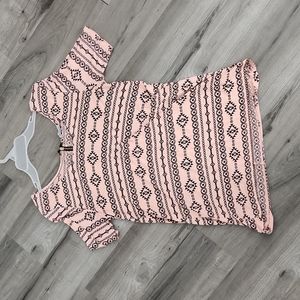 Charlotte Russe hi-lo short-sleeve top